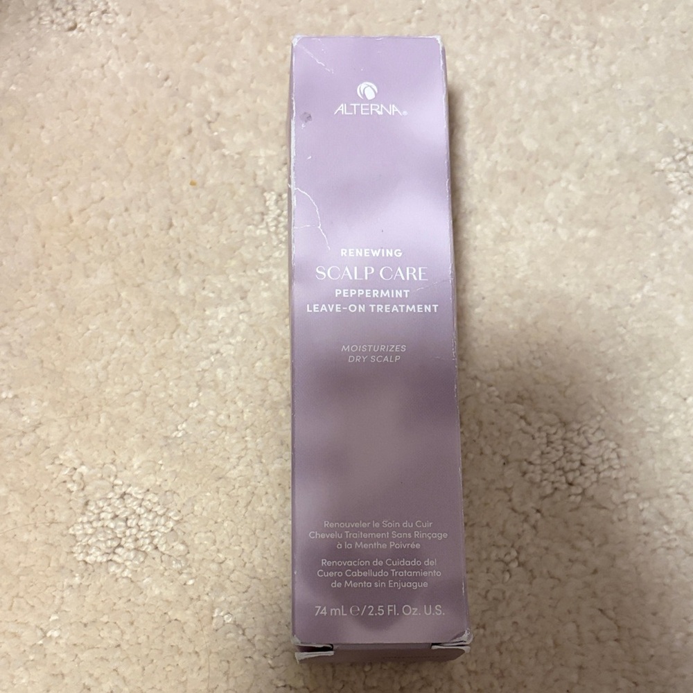 Alterna Renewing Scalp Care Peppermint Leave-On Treatment 2.5FL Oz New in Box